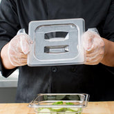 Cambro, GN 1/6 Polycarbonate Lid and Drain Shelf , CLEAR - Mabrook Hotel Supplies